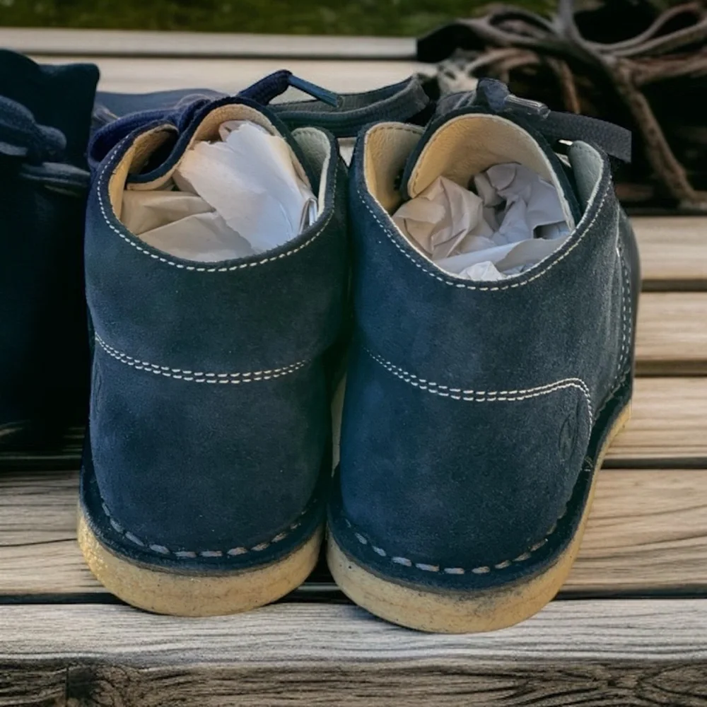 Naturino Boys Chukka Blue Suede Boots